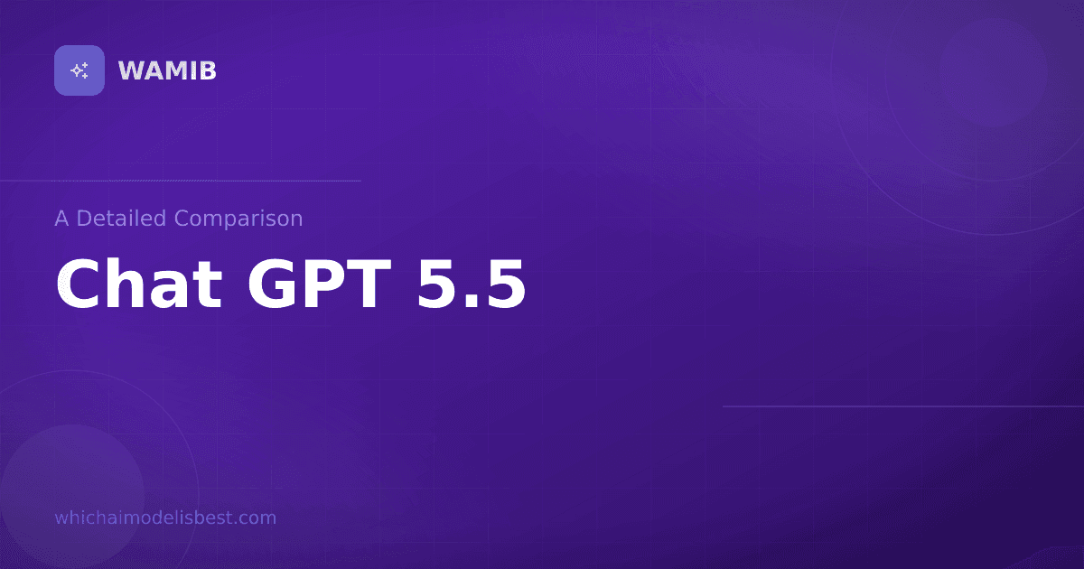 Chat GPT 5.5 vs Claude Opus: A Detailed Comparison