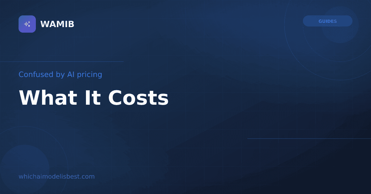 AI Pricing Explained: Tokens, Credits, and What You're Actually Paying For