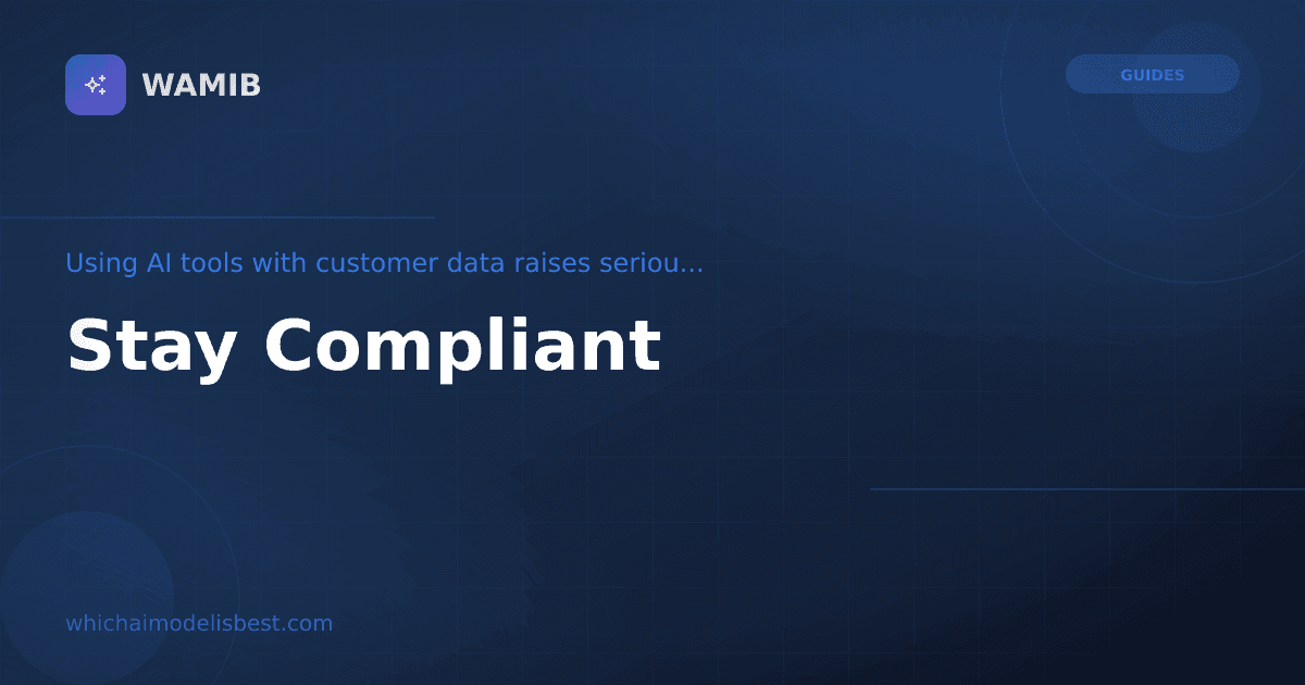 GDPR and AI: A Compliance Guide for Using AI with Personal Data