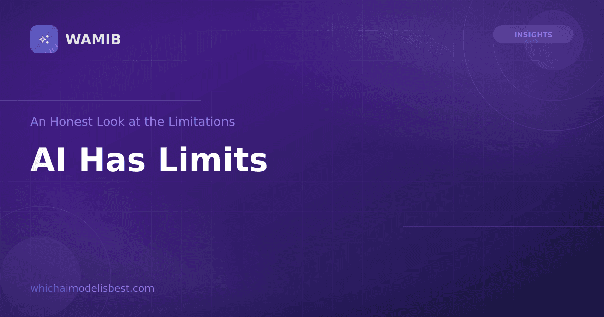 What AI Can't Do (Yet): An Honest Look at the Limitations